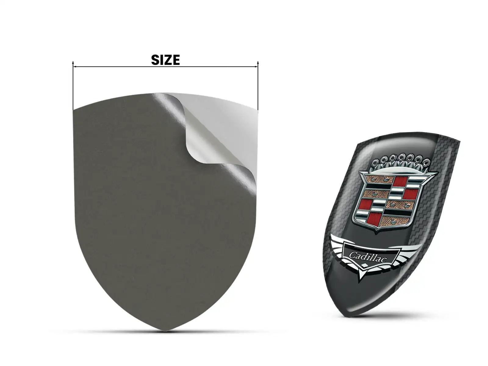 Cadillac Adesivi Vetri Auto Sportivi Premium Regolabili ST
